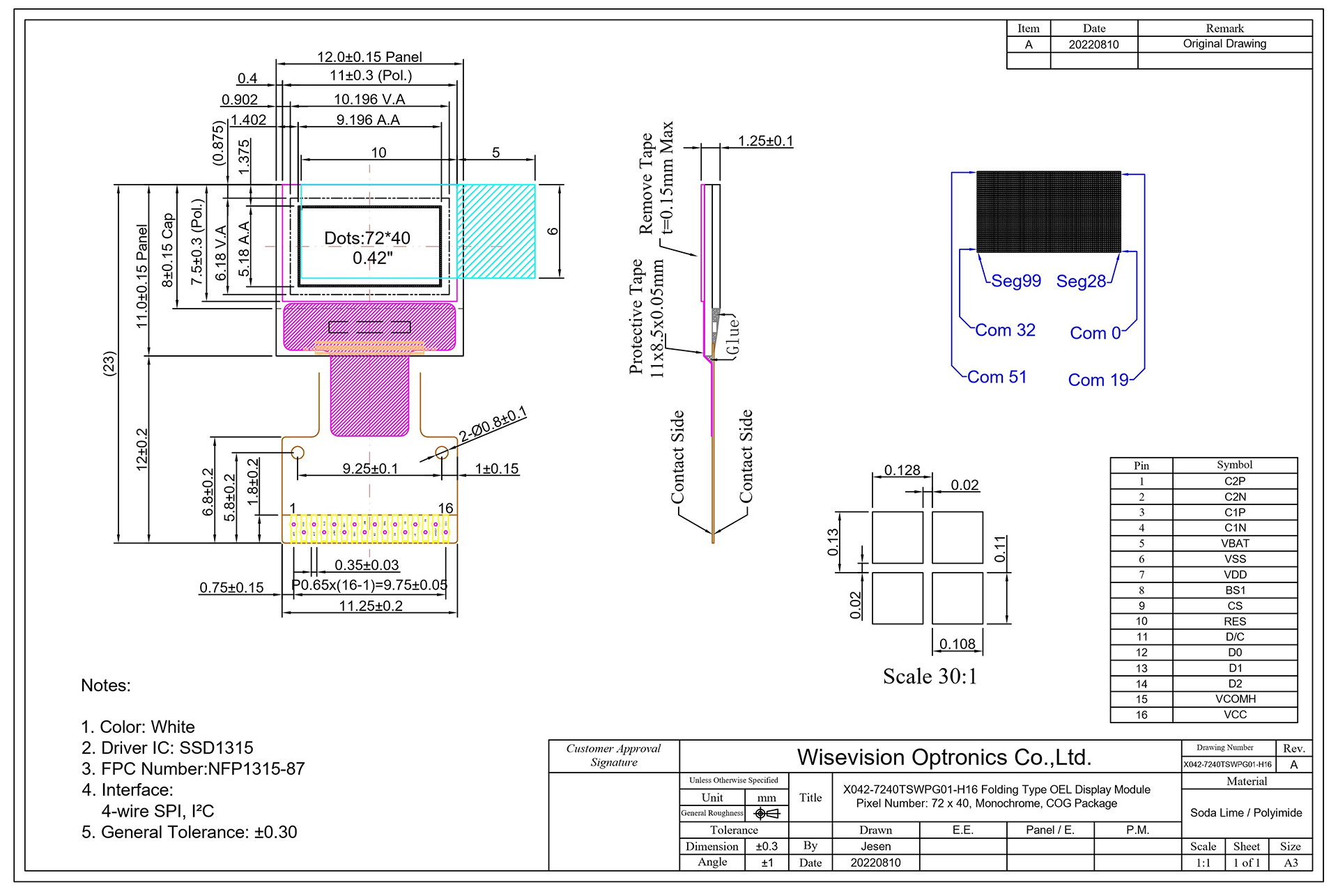 Dots OLED Display Module Screen2